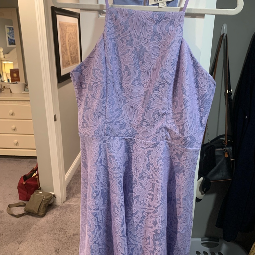 Francesca’s dress lace lilac M - Picture 2 of 5